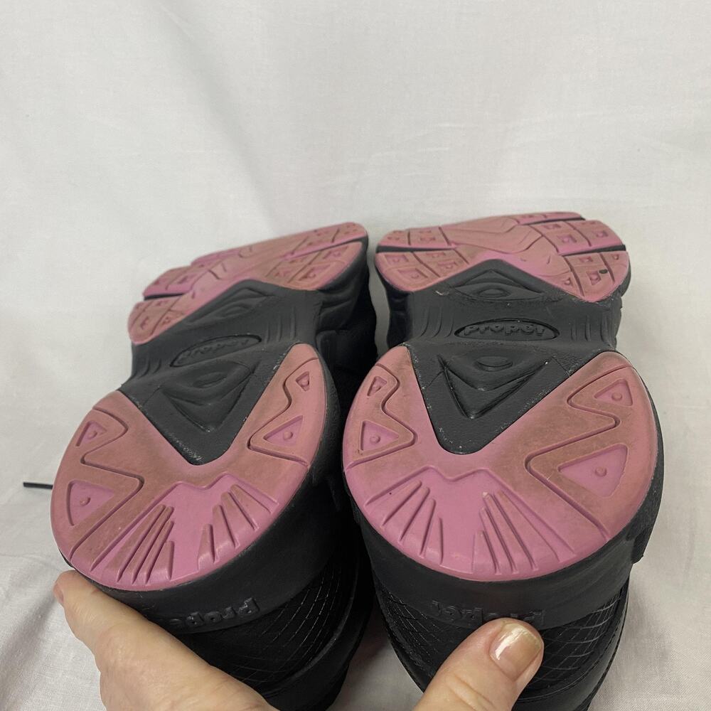Propet Shoes Womens 13 4E Black Pink Sneakers Extra Volume Orthotic Diabetic - Picture 9 of 11